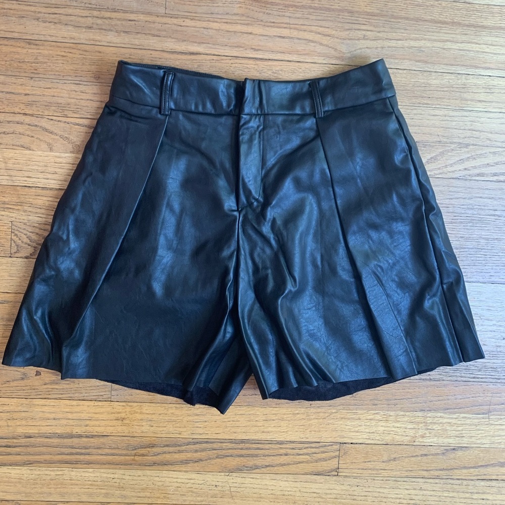 Faux Leather shorts